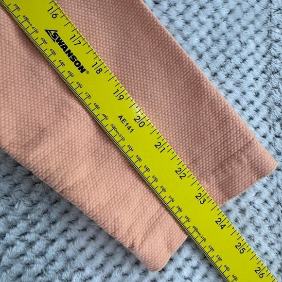 Eileen Fisher Jacket Womens S Orange Cotton Textured Lightweight Button Front - Picture 9 of 13